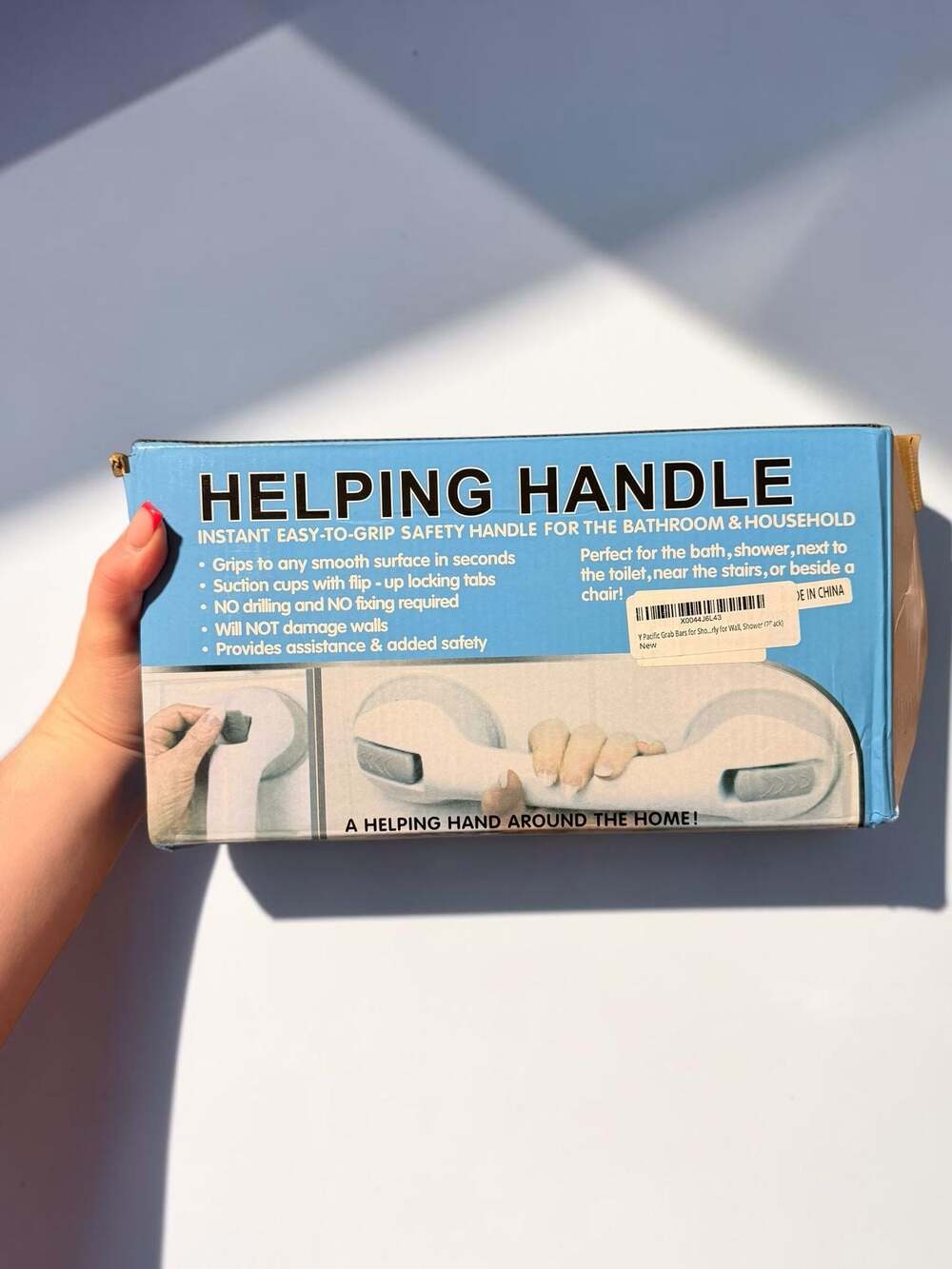 Helping Handle Instant Easy-To-Grip Safety Handle for Bathroom and Household